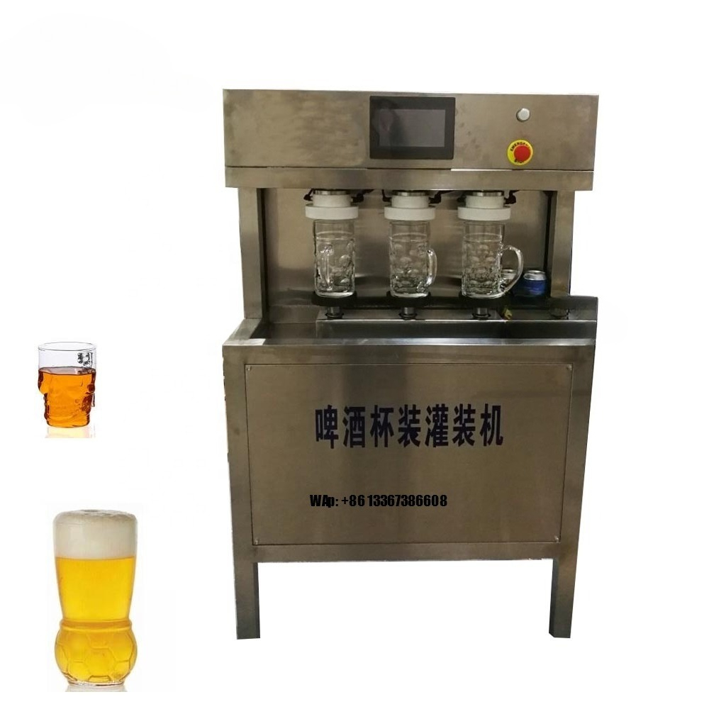 Wine To Beer To Liquor - Manual Beer Filling Machine for Cup