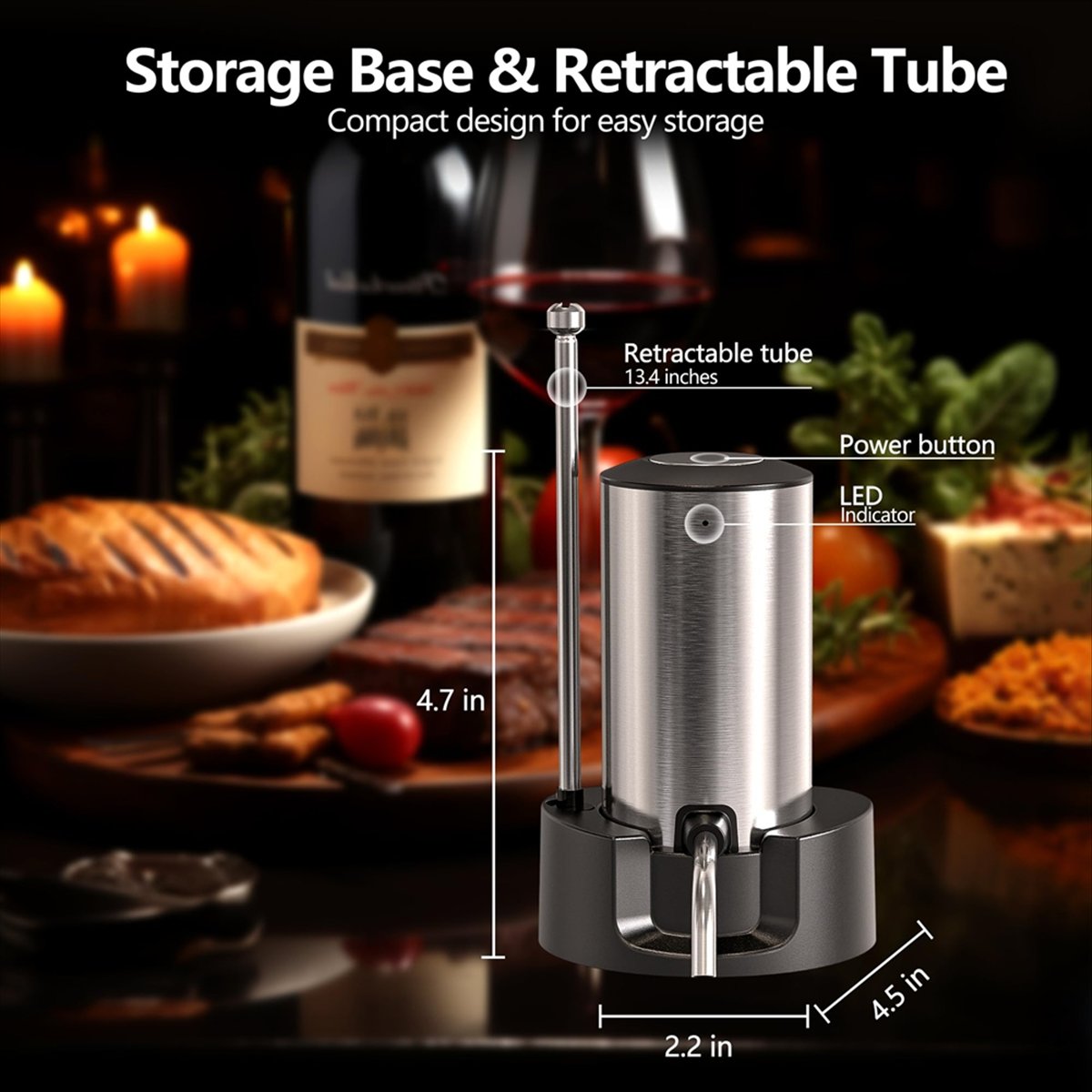 Decanter Aerator Set - ETRT Electric Wine Aerator Wine Decanter