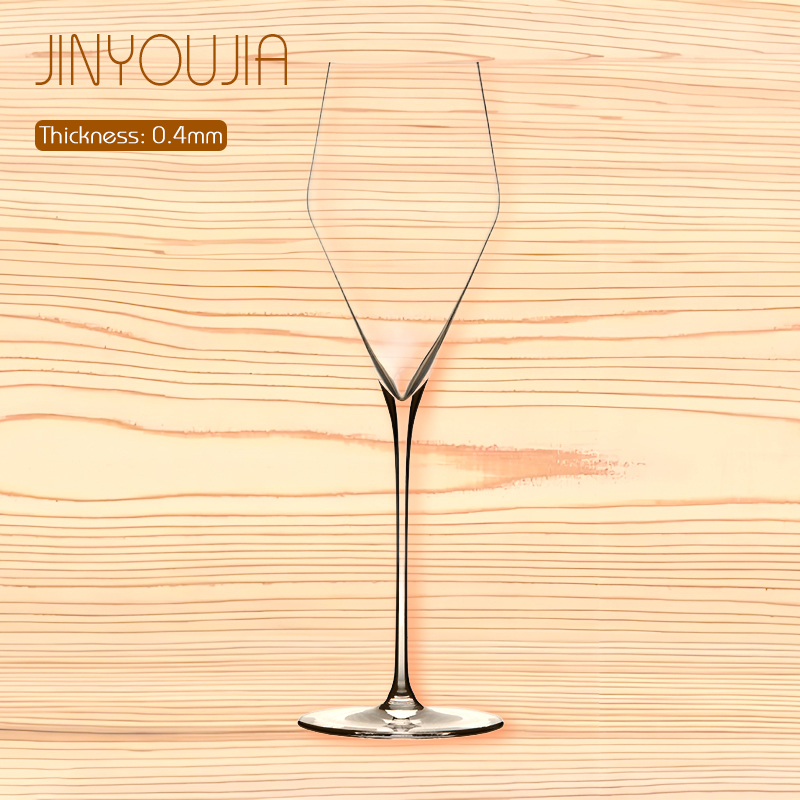 Champagne Flute Pair - JINYOUJIA 0.4mm Paper Thin 200ml Sparkling