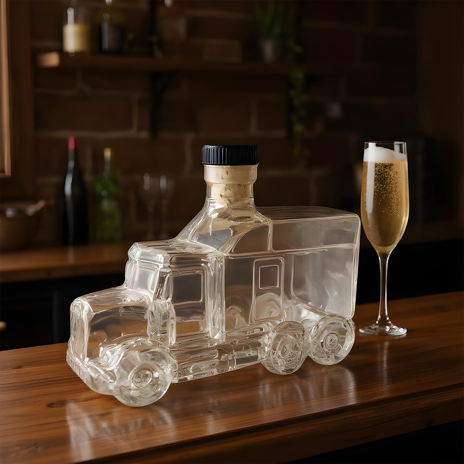 Wine To Beer To Liquor - 375ml Decorative Bottle Decanter Bourbon Decanter