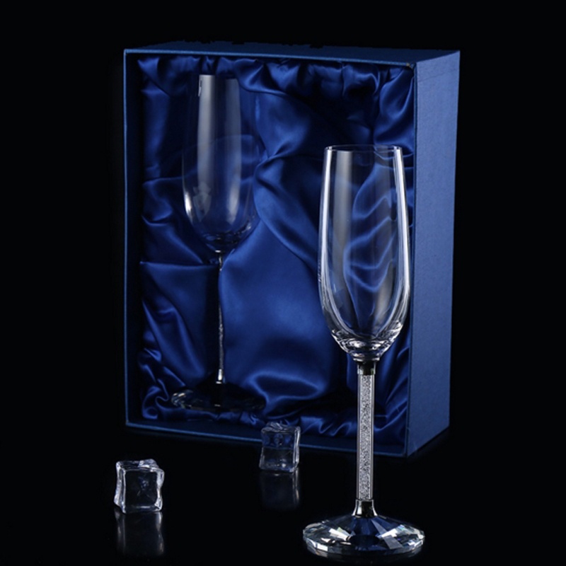 Champagne Flute Pair - Creative Wedding Wine Glass cup unique