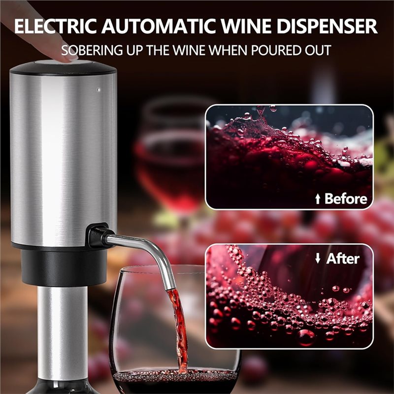 A84G-Electric Wine Opener 4-In - Decanter Aerator Set recension och pris