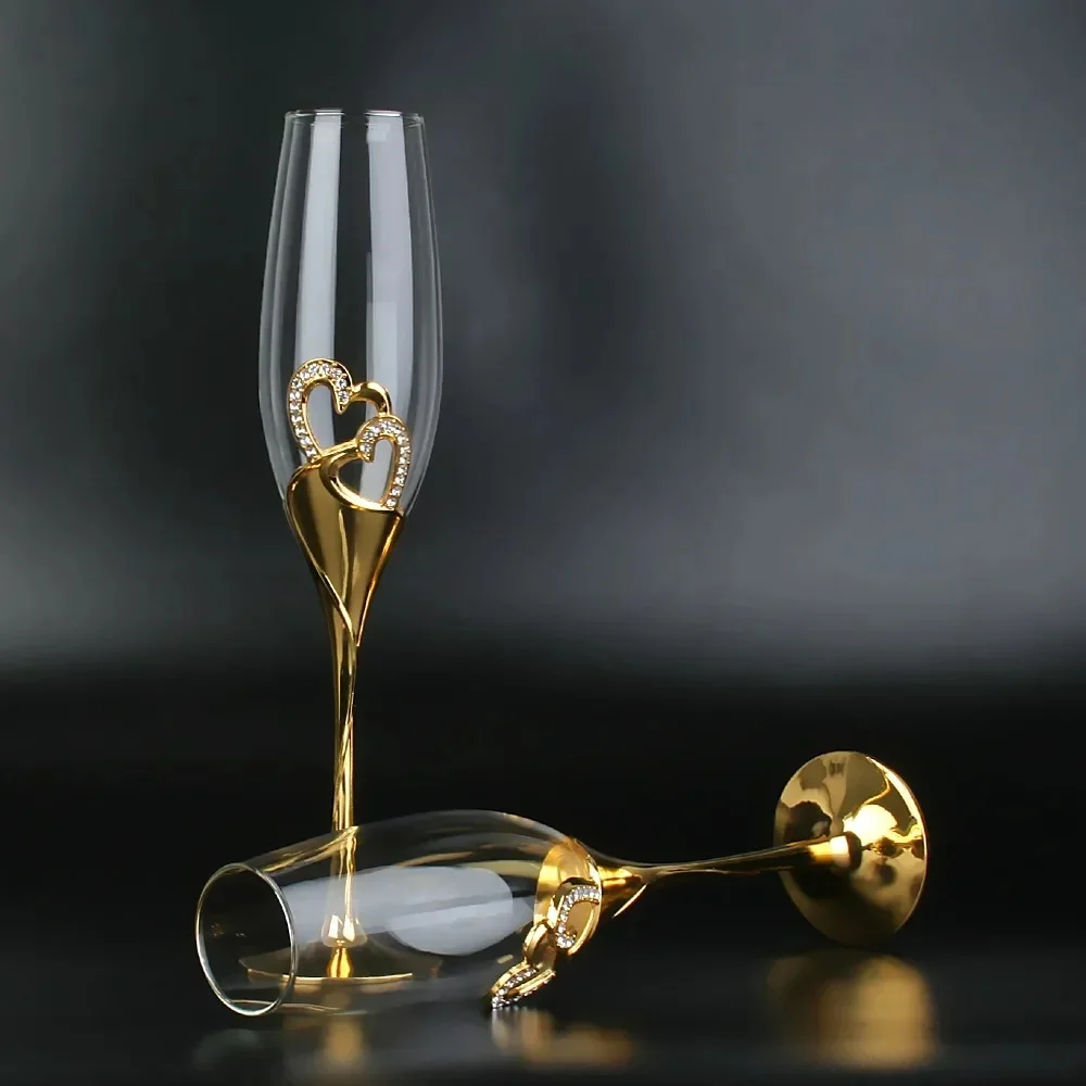 Elegant Heart & Tulink Shape C - Champagne Flute Pair recension och pris