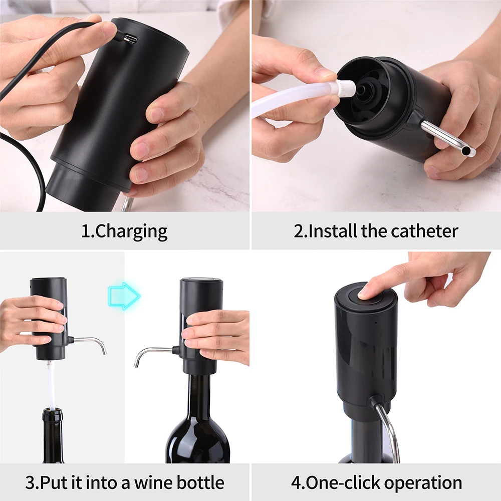 Automatic Wine Aerator Dispens - Decanter Aerator Set recension och pris