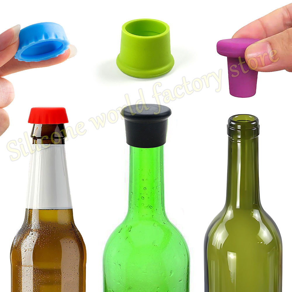 SW 12/6/3PCS Silicone Fresh-ke - Wine Beer Red recension och pris
