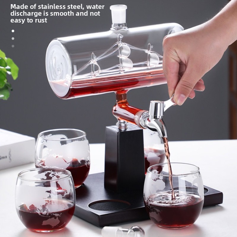 Tempered Glass Wine Decanter H - Decanter Aerator Set recension och pris