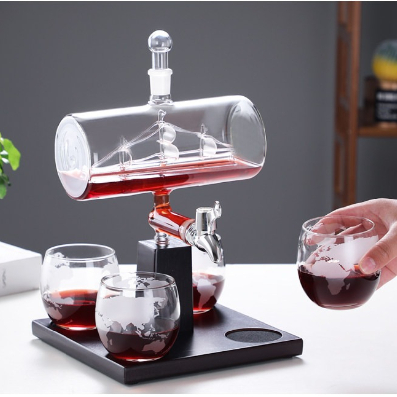 Tempered Glass Wine Decanter H - Decanter Aerator Set recension och pris
