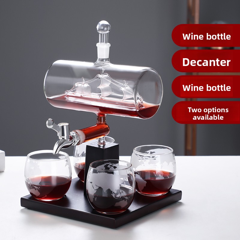 Tempered Glass Wine Decanter H - Decanter Aerator Set recension och pris