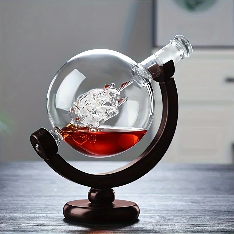 Globe Shaped Whiskey Decanter  - Decanter Aerator Set recension och pris