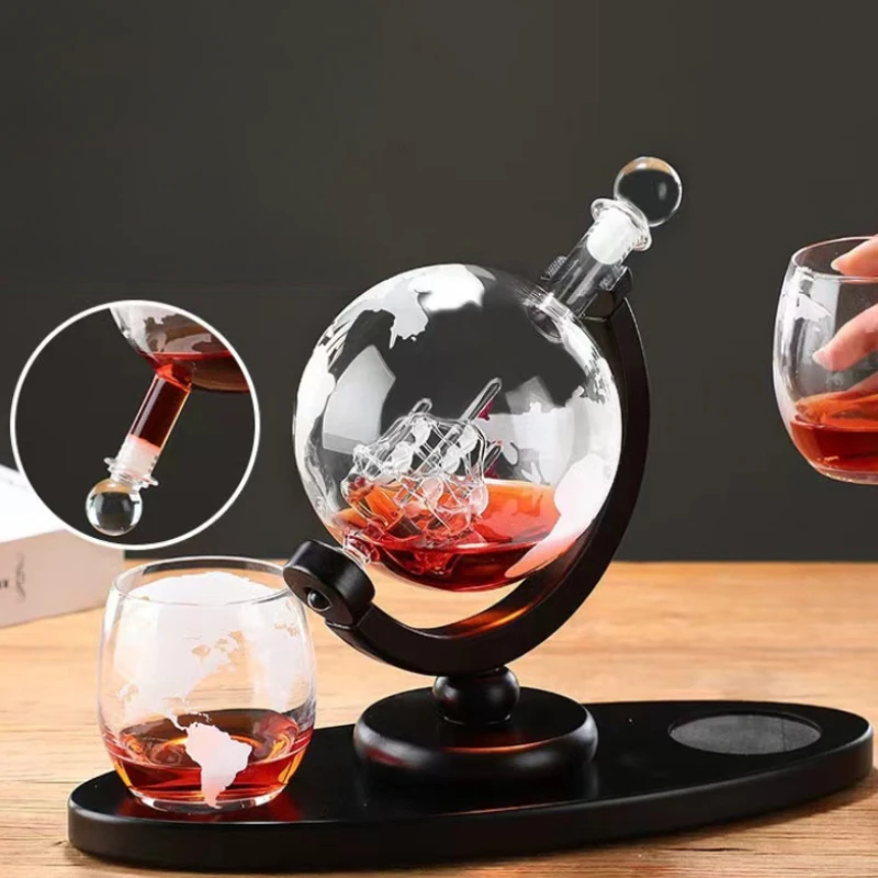 Globe Shaped Whiskey Decanter  - Decanter Aerator Set recension och pris