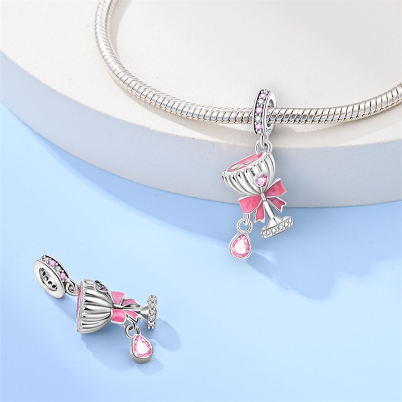 Fashion 925 Sterling Silver Re - Wine Beer Red recension och pris