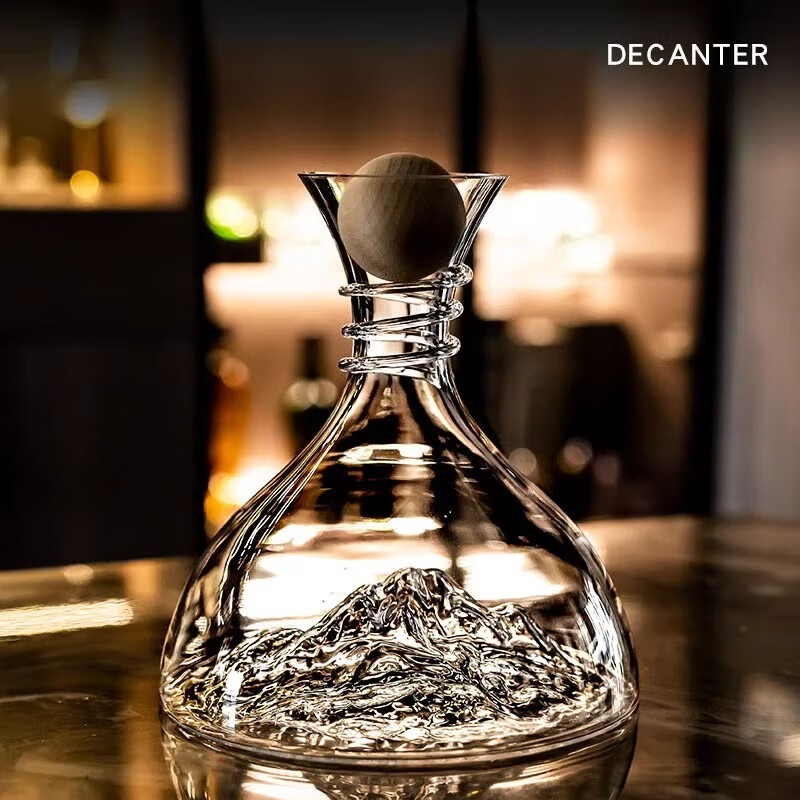 Crystal Iceberg Shape Rapid Ae - Decanter Aerator Set recension och pris