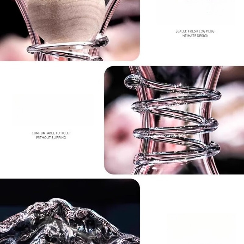 Crystal Iceberg Shape Rapid Ae - Decanter Aerator Set recension och pris