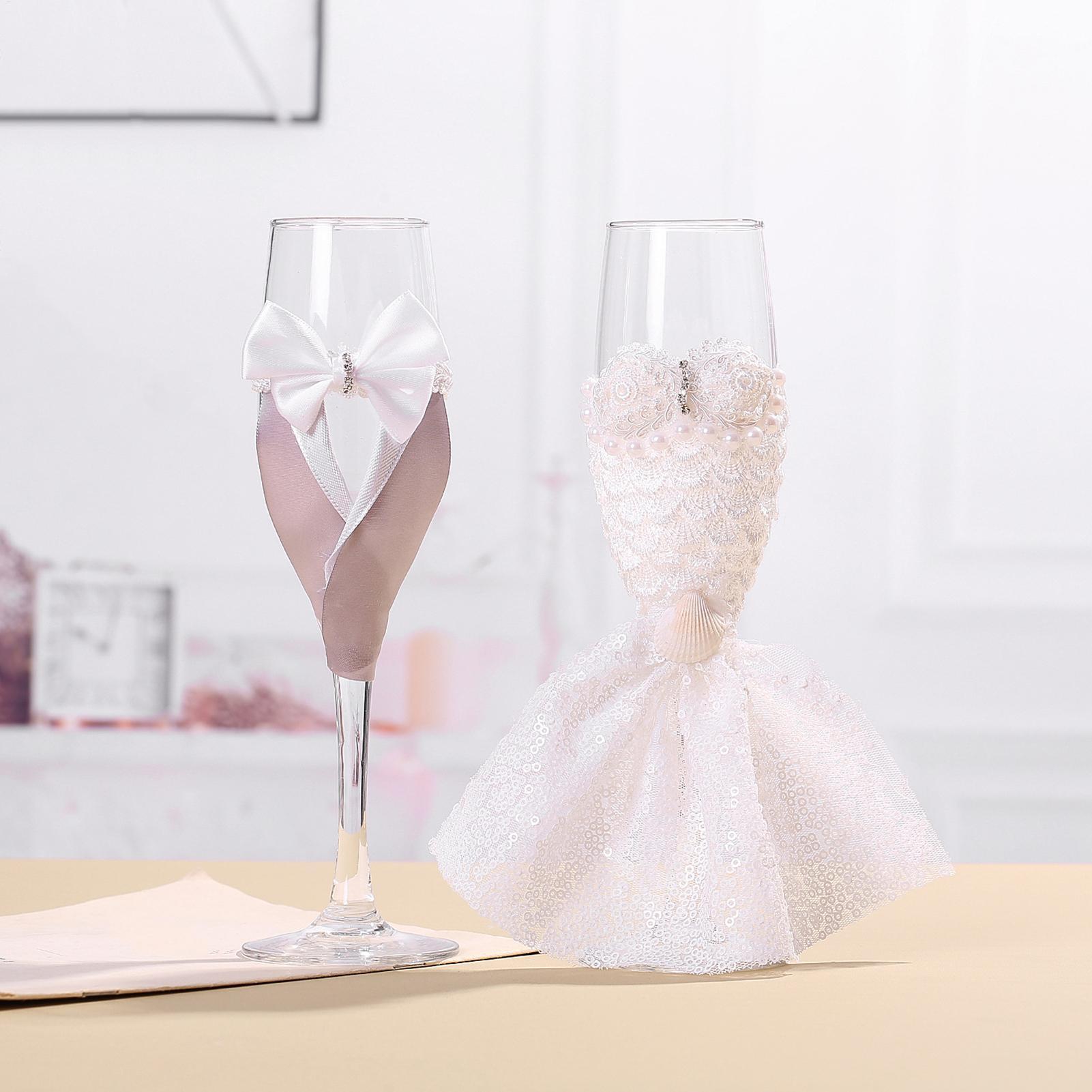 Bride And Groom Champagne Glas - Champagne Flute Pair recension och pris