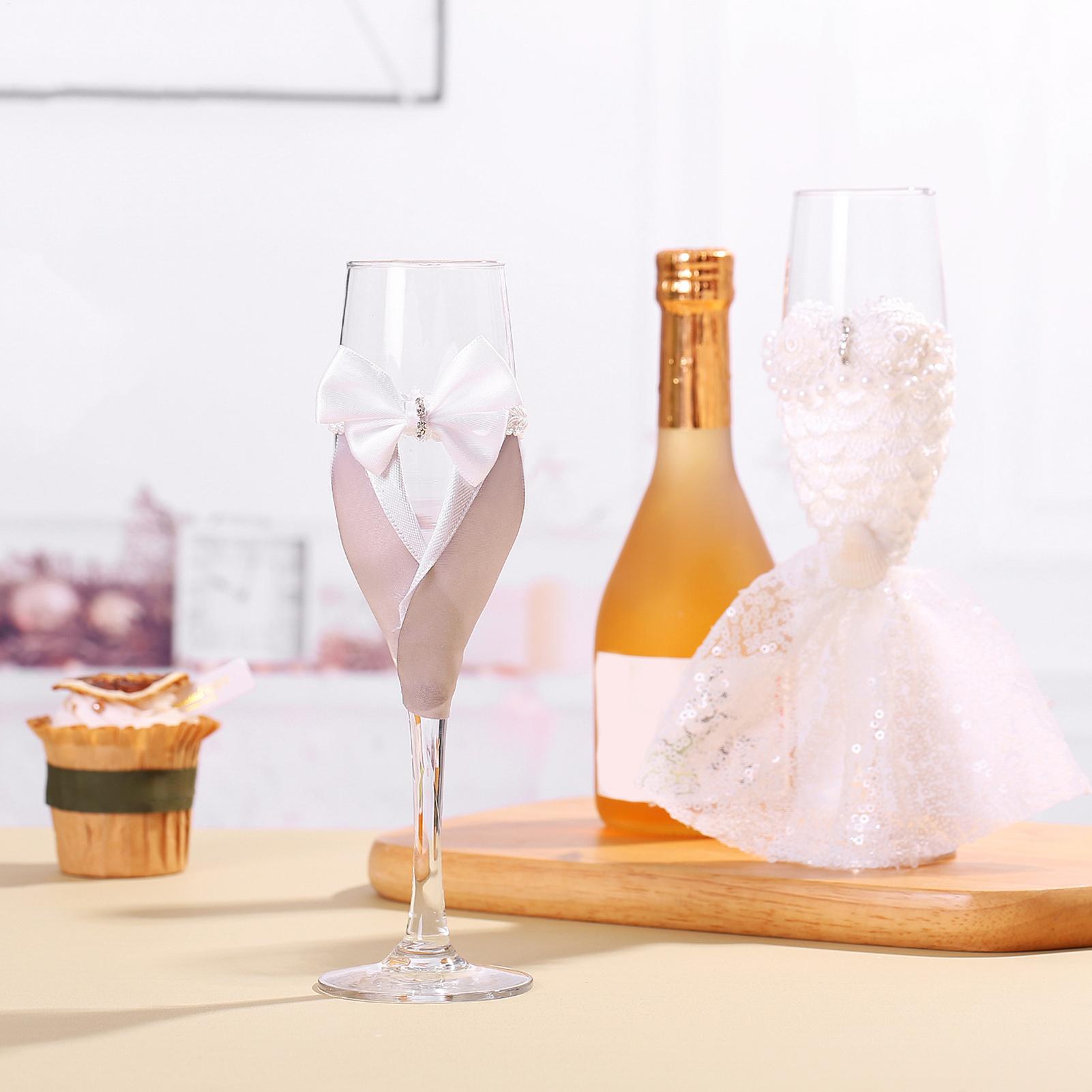 Bride And Groom Champagne Glas - Champagne Flute Pair recension och pris