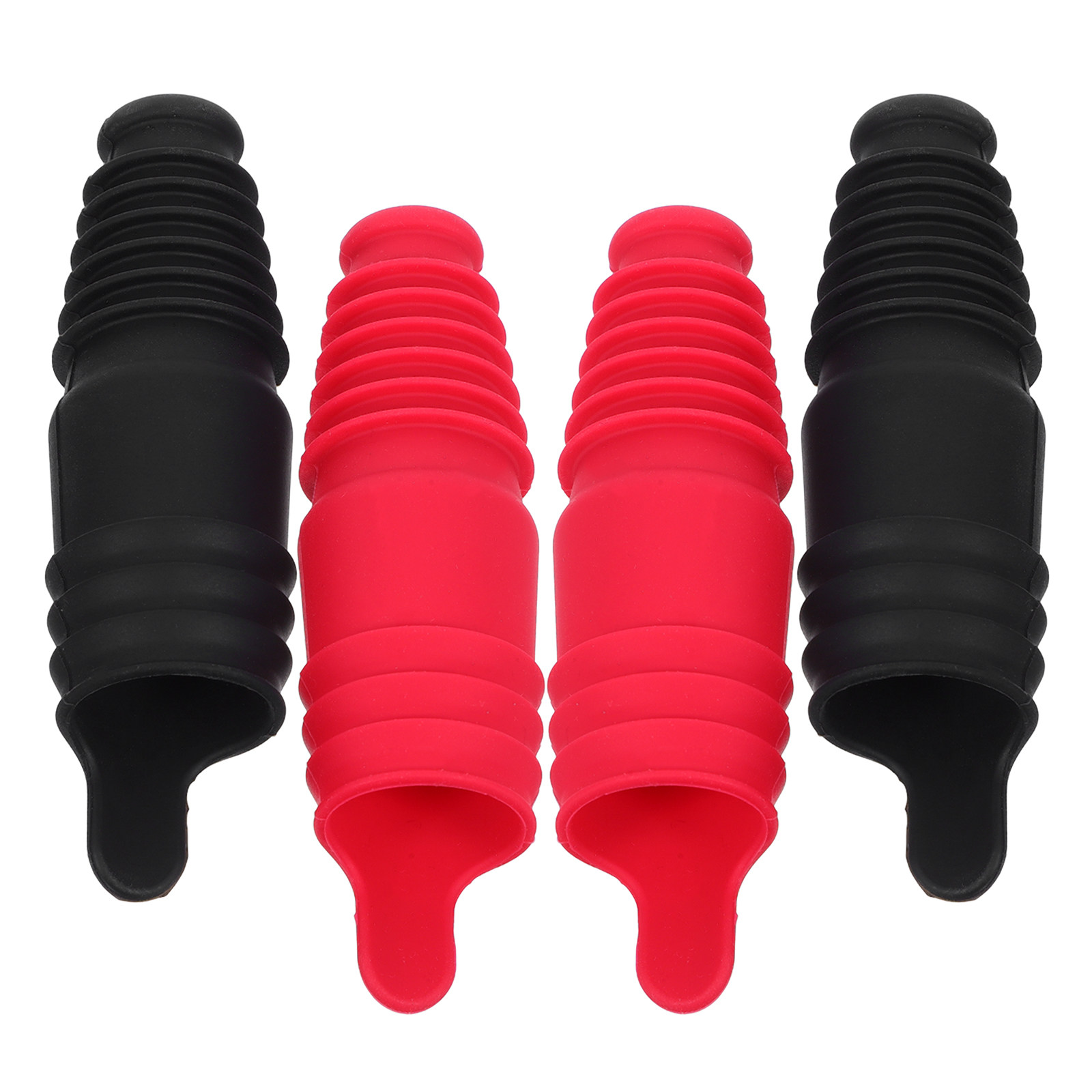 4Pcs Silicone Wine Bottle Stop - Wine To Beer To Liquor recension och pris