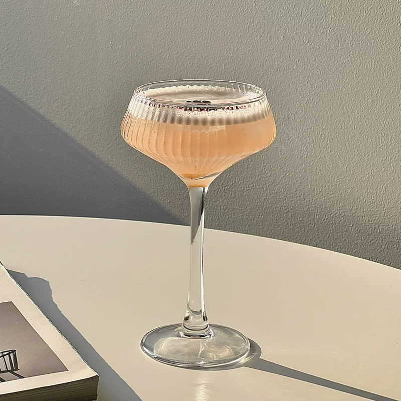 200ml Transparent Stripe Glass - Champagne Flute Pair recension och pris