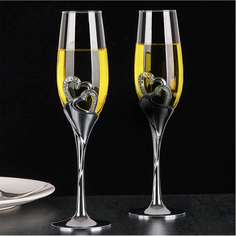 2pcs Wedding Champagne Glass S - Champagne Flute Pair recension och pris