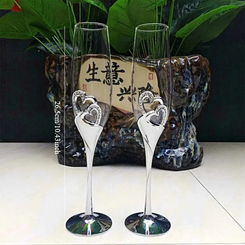 2pcs Wedding Champagne Glass S - Champagne Flute Pair recension och pris