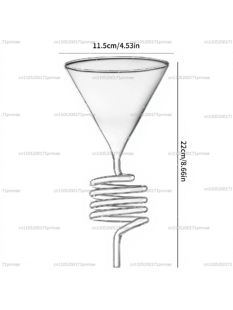 Elegant Spiral Glass Pour Over - Decanter Aerator Set recension och pris