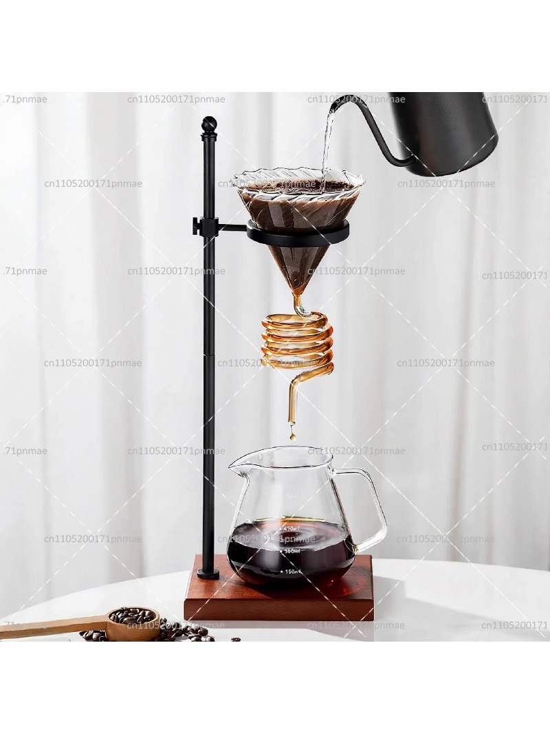Elegant Spiral Glass Pour Over - Decanter Aerator Set recension och pris