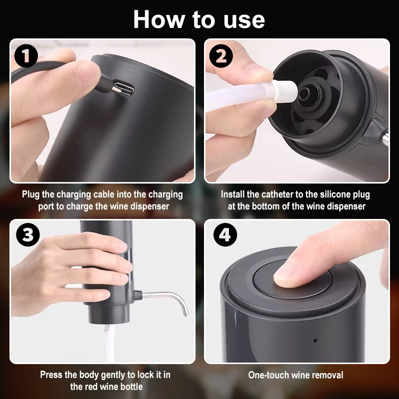 Intelligent Electric Wine Aera - Decanter Aerator Set recension och pris