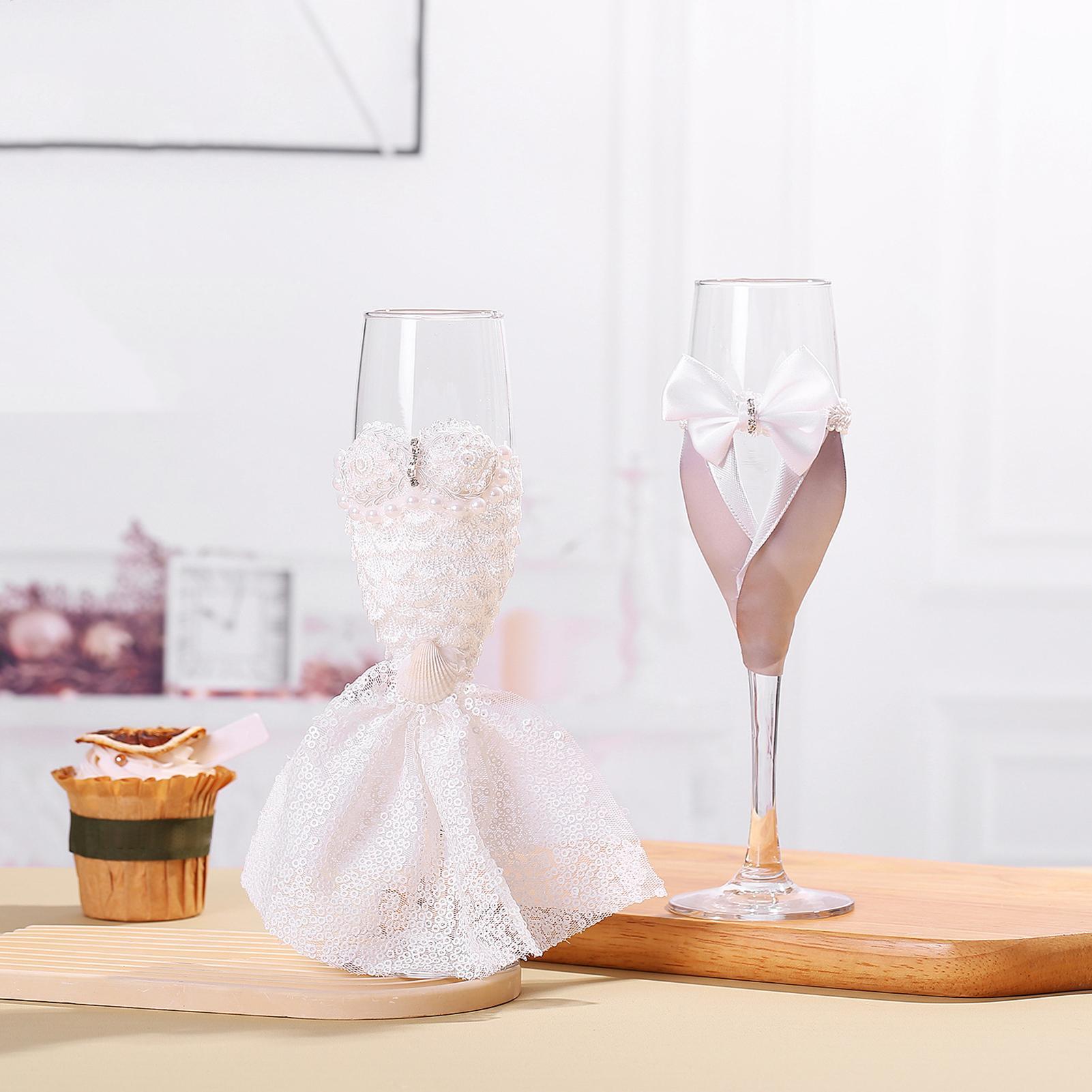 Bride And Groom Glasses 1 Pair - Champagne Flute Pair recension och pris