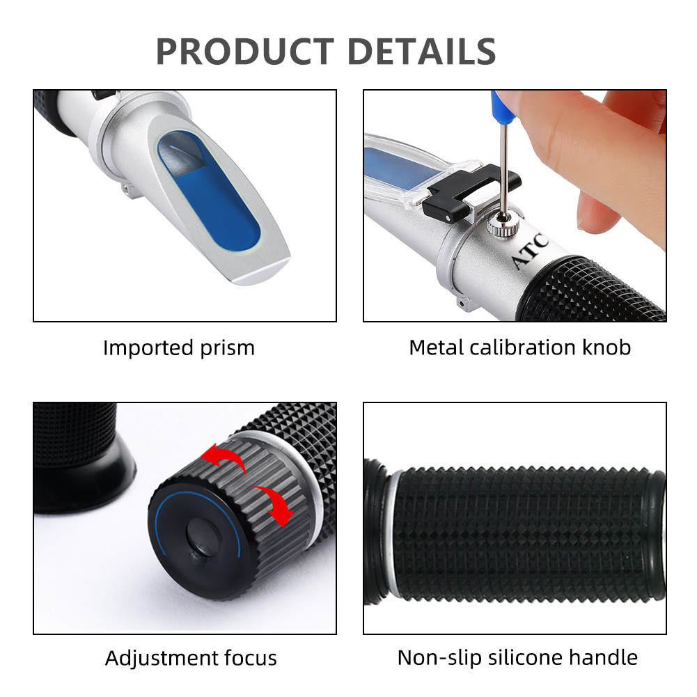 Refractometer 0-32% Brix Beer  - Wine To Beer To Liquor recension och pris