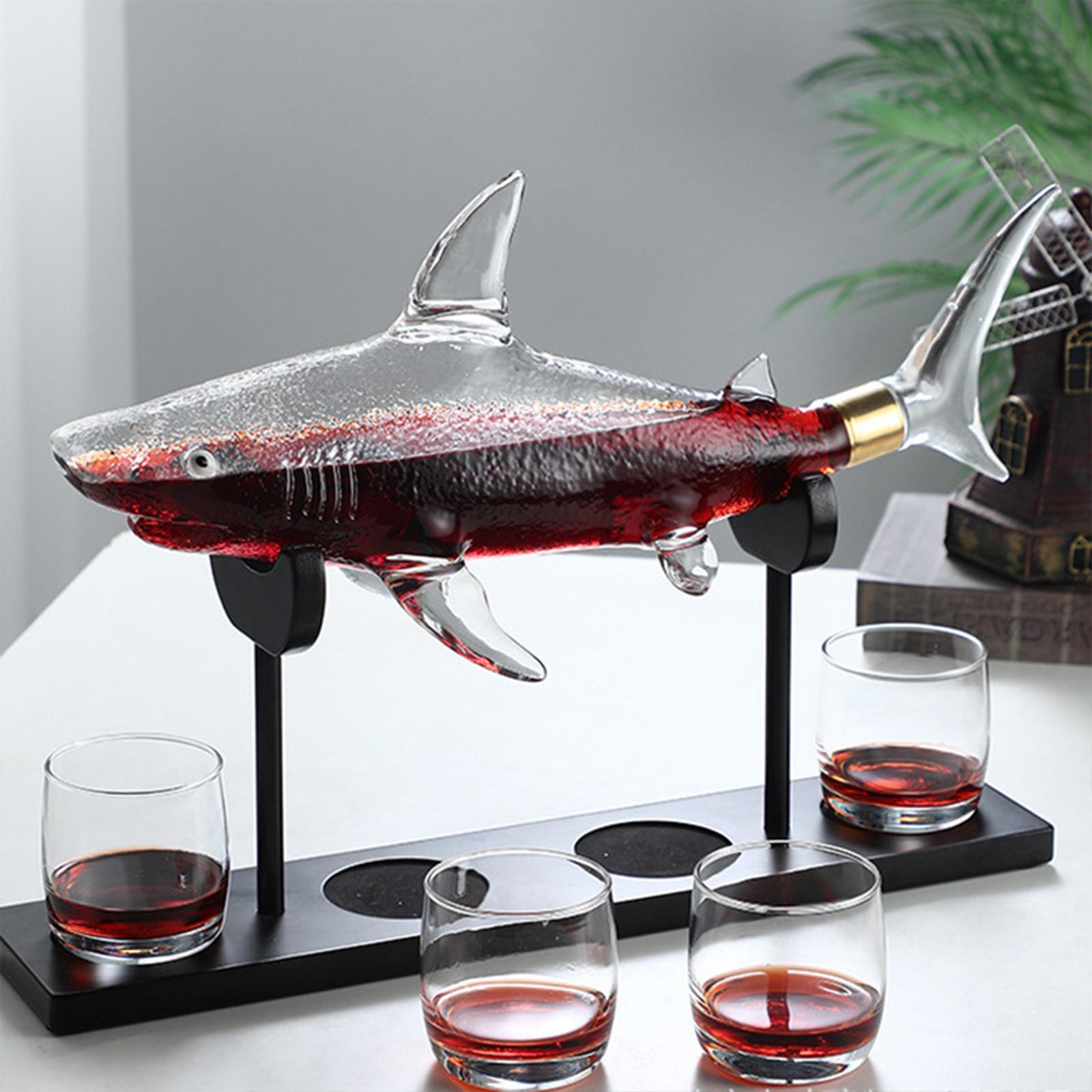 Wine Decanter Fish Shaped Wine - Decanter Aerator Set recension och pris