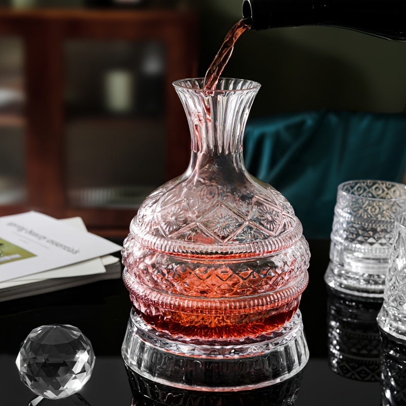 Crystal Wine Decanter Elegant  - Decanter Aerator Set recension och pris