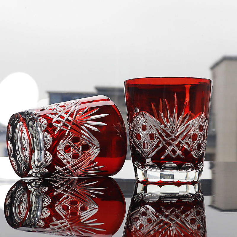 Red Edo Crystal Whisky Glass J - Wine To Beer To Liquor recension och pris