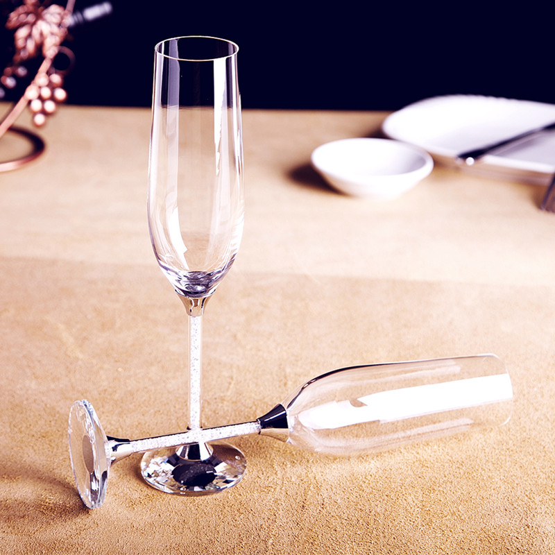 Creative Wedding Wine Glass cu - Champagne Flute Pair recension och pris