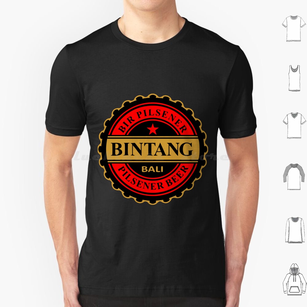 Bintang Pilsener Beer T Shirt  - Wine To Beer To Liquor recension och pris